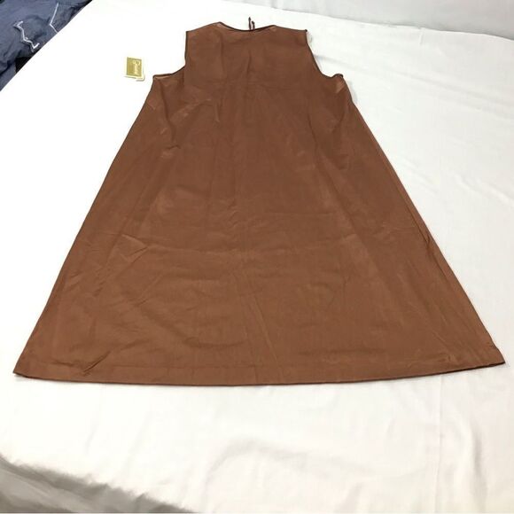 LGWU USA Made Gossard Artemis 70s Lace Night Gown Brown Vintage Size Medium - Picture 11 of 11